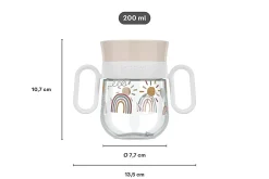 Mepal Oefenbeker<360° drinkbeker Mio 200 ml - Little Dutch - Forest friends
