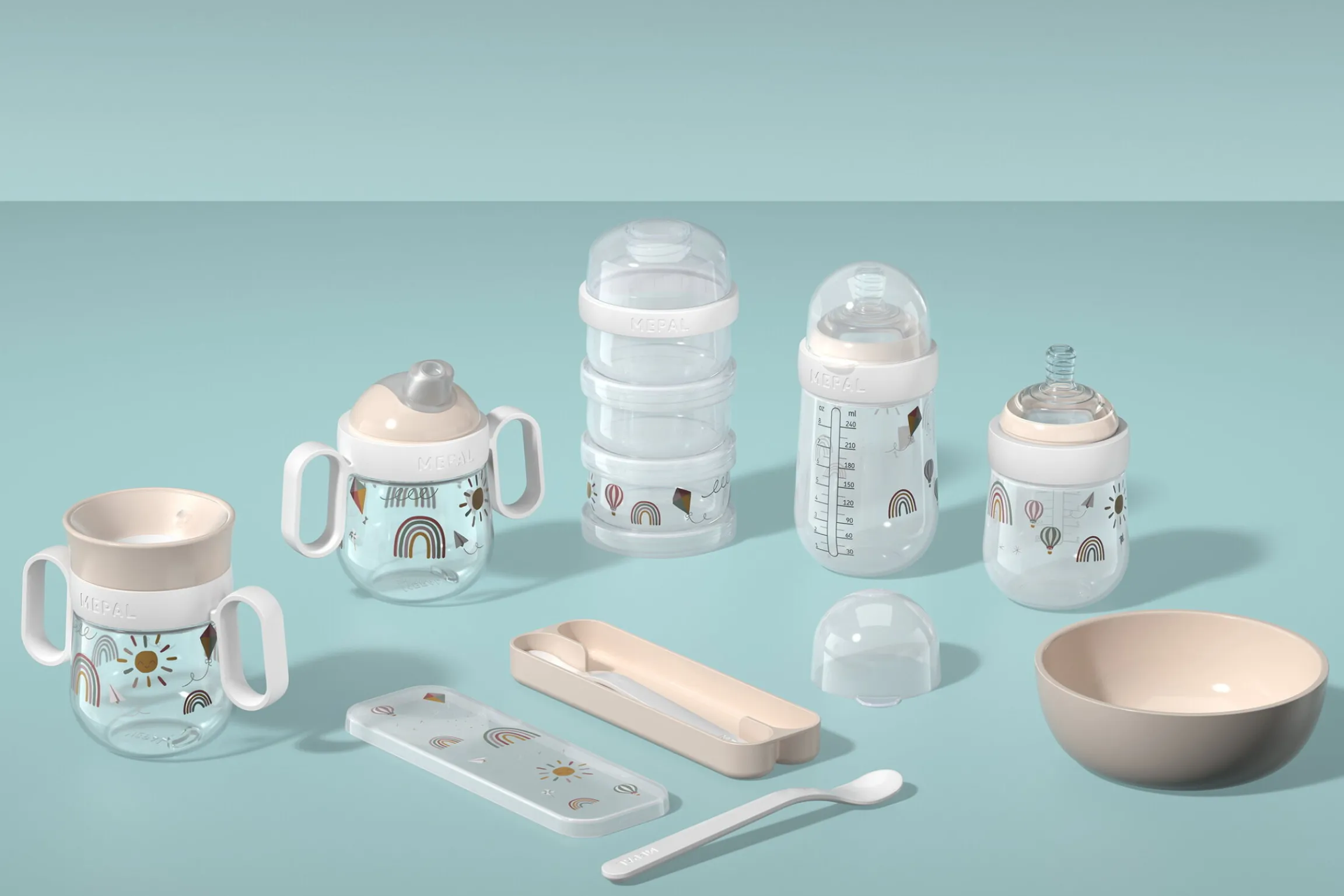 Mepal Oefenbeker<360° drinkbeker Mio 300 ml - Fairy garden
