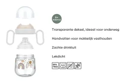 Mepal Antilekbeker<Antilek tuitbeker Mio 200 ml - Sunshine & Rainbow Sunshine & Rainbow
