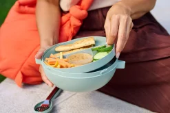 Mepal Saladeboxen<Basic Bento lunchbowl Vita - Nordic blue