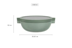 Mepal Saladeboxen<Basic Bento lunchbowl Vita - Vivid blue