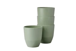 Mepal Silueta|Campingmokken<Beker Silueta 200 ml set 4 stuks - Nordic sage