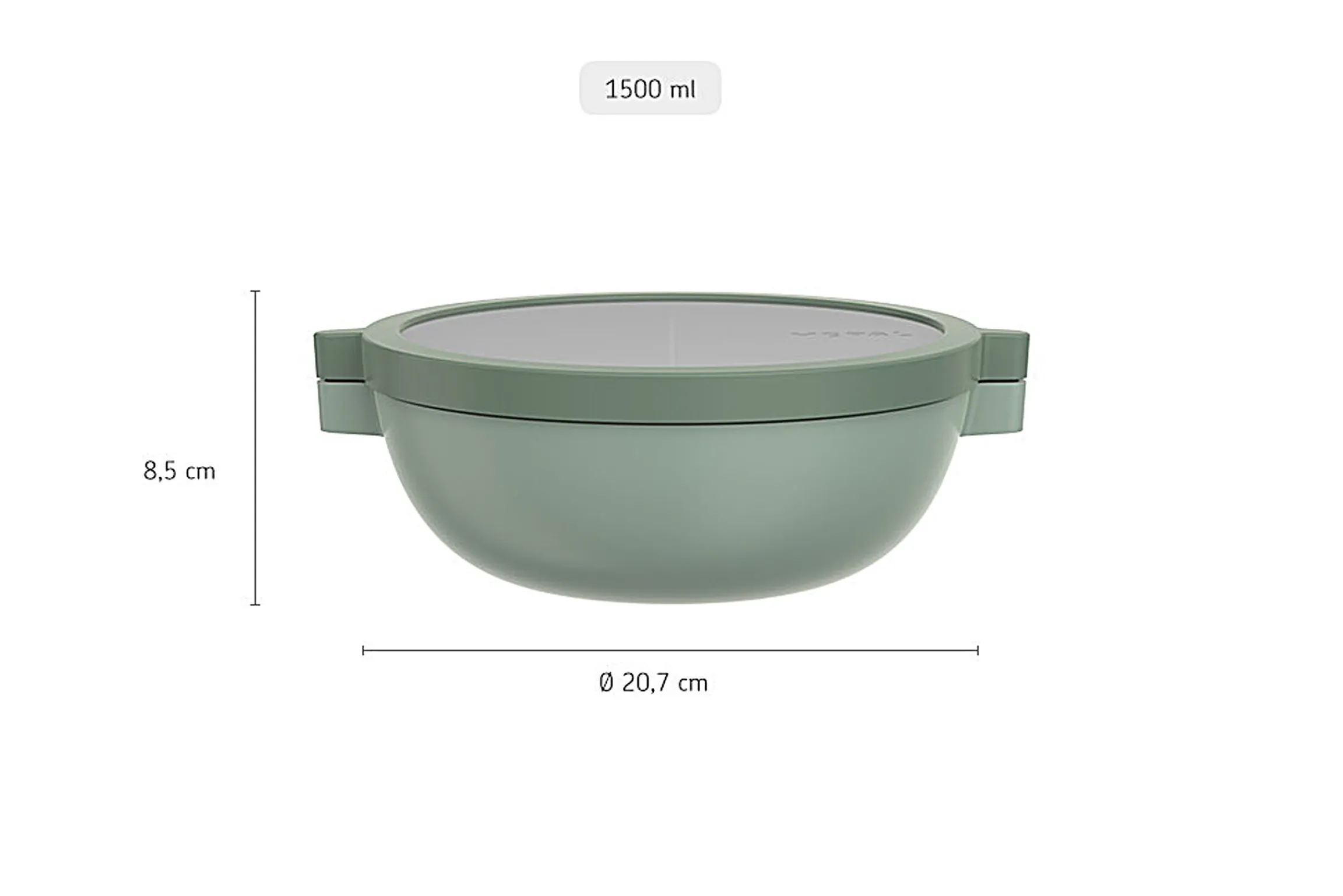 Mepal Saladeboxen<Bento lunchbowl Vita - Nordic blue