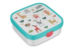 Mepal Back To School Sets Met Print|Back To School Sets Met Effen Kleur<Bento lunchbox Campus groot - Animal Friends
