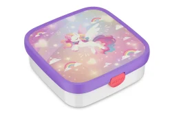 Mepal Back To School Sets Met Print|Back To School Sets Met Effen Kleur<Bento lunchbox Campus groot - Unicorn glow