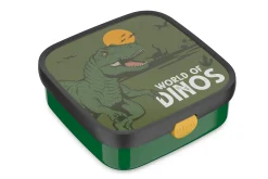 Mepal Back To School Sets Met Print|Back To School Sets Met Effen Kleur<Bento lunchbox Campus groot - Dino