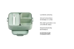 Mepal Broodtrommel Met Naam|Broodtrommels En Brooddozen<Bento lunchbox Take a Break midi - Nordic black