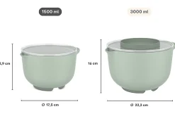 Mepal Beslagkommen<Beslagkom met deksel Chef It 1500 ml - Coral