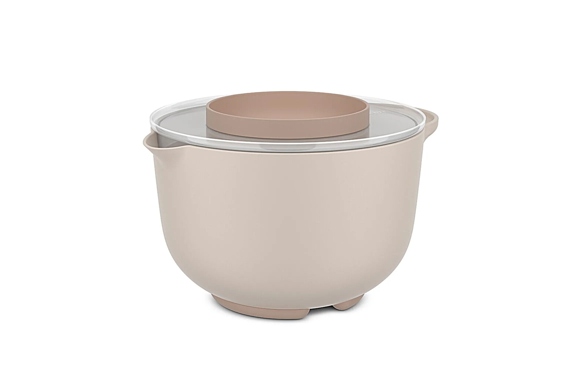 Mepal Beslagkommen<Beslagkom met spatdeksel Chef It 3000 ml - Chalk