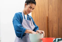 Mepal Beslagkommen<Beslagkom met spatdeksel Chef It 3000 ml - Navy