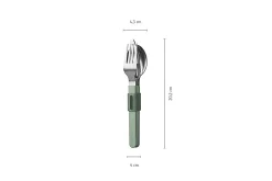 Mepal Silueta|Campingbestek<Bestekset Silueta 3-delig - Nordic black