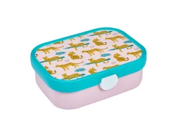 Mepal Back To School Sets Met Print|Broodtrommel Met Naam<Campus Bento lunchbox met vorkje - Leopard