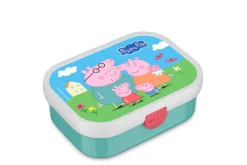 Mepal Back To School Sets Met Print|Broodtrommel Met Naam<Campus Bento lunchbox met vorkje - Peppa Pig