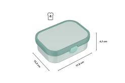 Mepal Back To School Sets Met Effen Kleur|Back To School Sets Met Print<Campus Bento lunchbox met vorkje - Cool mint
