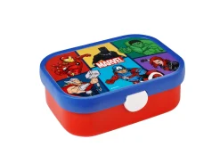 Mepal Back To School Sets Met Print|Broodtrommel Met Naam<Campus Bento lunchbox met vorkje - Avengers