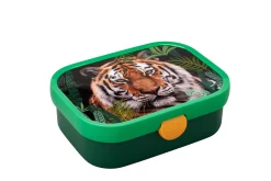 Mepal Back To School Sets Met Print|Broodtrommel Met Naam<Campus Bento lunchbox met vorkje - Wild Tiger