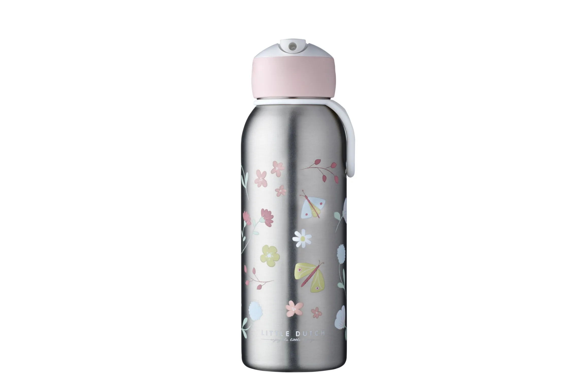 Mepal Isoleerfles Flip-Up|Back To School Sets Met Print<Campus isoleerfles flip-up 350 ml - Little Dutch - Flowers & Butterflies Flowers & Butterflies