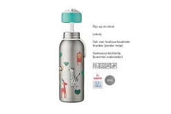 Mepal Isoleerfles Flip-Up|Back To School Sets Met Effen Kleur<Campus isoleerfles flip-up 350 ml - Cool mint