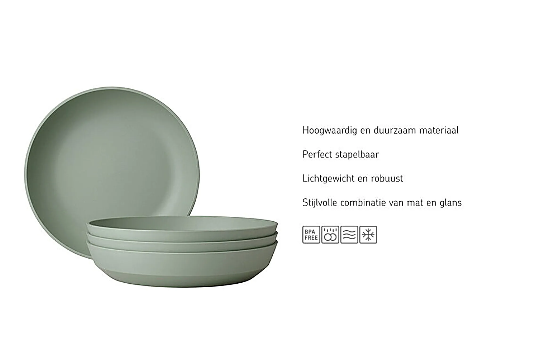 Mepal Borden|Silueta<Diep bord Silueta 210 mm - Vivid mauve