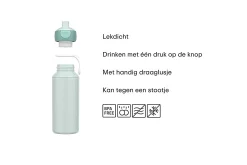Mepal Drinkfles Pop-Up|Drinkfles Met Naam<Drinkfles pop-up Campus 400 ml - Stitch