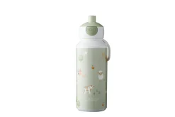 Mepal Drinkfles Pop-Up|Back To School Sets Met Print<Drinkfles pop-up Campus 400 ml Little Dutch - Little Farm