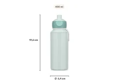Mepal Drinkfles Pop-Up|Back To School Sets Met Print<Drinkfles pop-up Campus 400 ml - Hot Wheels
