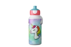 Mepal Drinkfles Pop-Up|Back To School Sets Met Print<Drinkfles pop-up Campus 400 ml - Unicorn