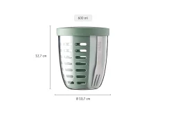 Mepal Fruitboxen|Broodtrommels En Brooddozen<Fruit-& Veggie pot Ellipse - Vivid blue