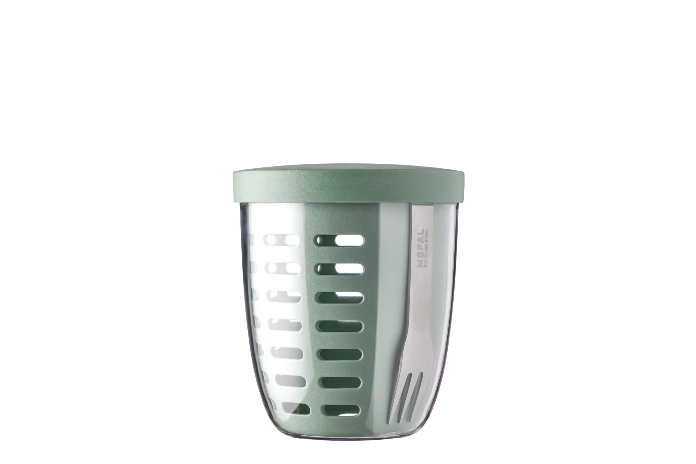 Mepal Saladeboxen|Snackpotten<Fruit-& Veggie pot Ellipse - Nordic sage