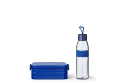 Mepal Broodtrommels En Brooddozen<Giftset Onderweg (lunchbox Take a Break + waterfles Ellipse) - Vivid blue