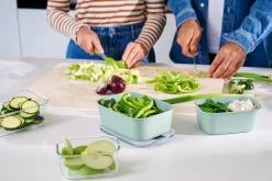 Mepal Diepvriesdozen|Ovenschalen<Glas vershouddoos EasyClip 450 ml - Nordic sage