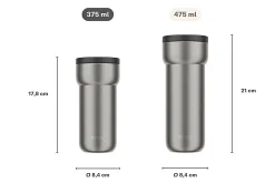 Mepal Thermosflessen|Thermosflessen & Bekers<Isoleerbeker Ellipse 375 ml - Vivid mauve