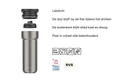 Mepal Thermosflessen|Thermosflessen & Bekers<Isoleerbeker Ellipse 475 ml - Nordic green