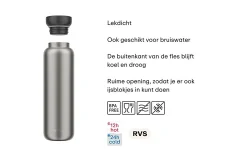 Mepal Thermosflessen|Thermosflessen & Bekers<Isoleerfles Ellipse 900 ml - Natural brushed