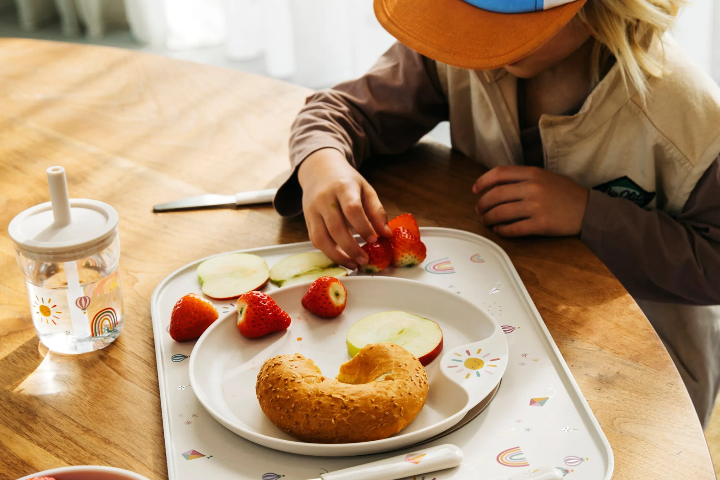 Mepal Kinderbord<Kinderbord Mio - Sunshine & Rainbow Sunshine & Rainbow