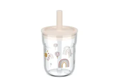 Mepal Rietjesbeker|Kinderglazen<Kinderglas Mio 250 ml met rietje - Sunshine & Rainbow Sunshine & Rainbow