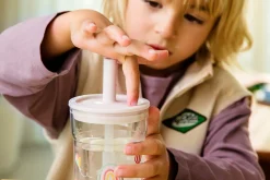 Mepal Rietjesbeker|Kinderglazen<Kinderglas Mio 250 ml met rietje - Sunshine & Rainbow Sunshine & Rainbow