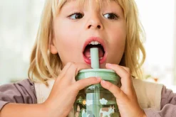 Mepal Rietjesbeker|Kinderglazen<Kinderglas Mio 250 ml met rietje - Sunshine & Rainbow Sunshine & Rainbow