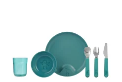 Mepal Kinderservies Set<Kinderservies Mio 6-delig - Deep turquoise