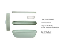 Mepal Saladeboxen|Broodtrommels En Brooddozen<Lunchbox Ellipse duo - Vivid blue