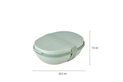 Mepal Saladeboxen|Broodtrommels En Brooddozen<Lunchbox Ellipse duo - Vivid blue