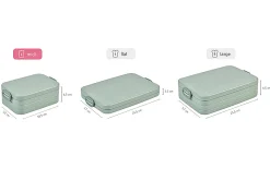 Mepal Broodtrommels En Brooddozen|Broodtrommel Met Naam<Lunchbox Take a Break midi - Nordic sage