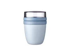 Mepal Yoghurtbeker|Saladeboxen<Lunchpot Ellipse - Nordic blue