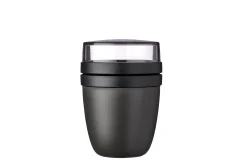 Mepal Yoghurtbeker|Saladeboxen<Lunchpot Ellipse - Nordic black