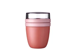 Mepal Yoghurtbeker|Saladeboxen<Lunchpot Ellipse - Vivid mauve