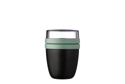 Mepal Yoghurtbeker|Saladeboxen<Lunchpot Ellipse mini - limited edition black Zwart