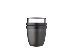 Mepal Yoghurtbeker|Saladeboxen<Lunchpot Ellipse mini - Nordic black