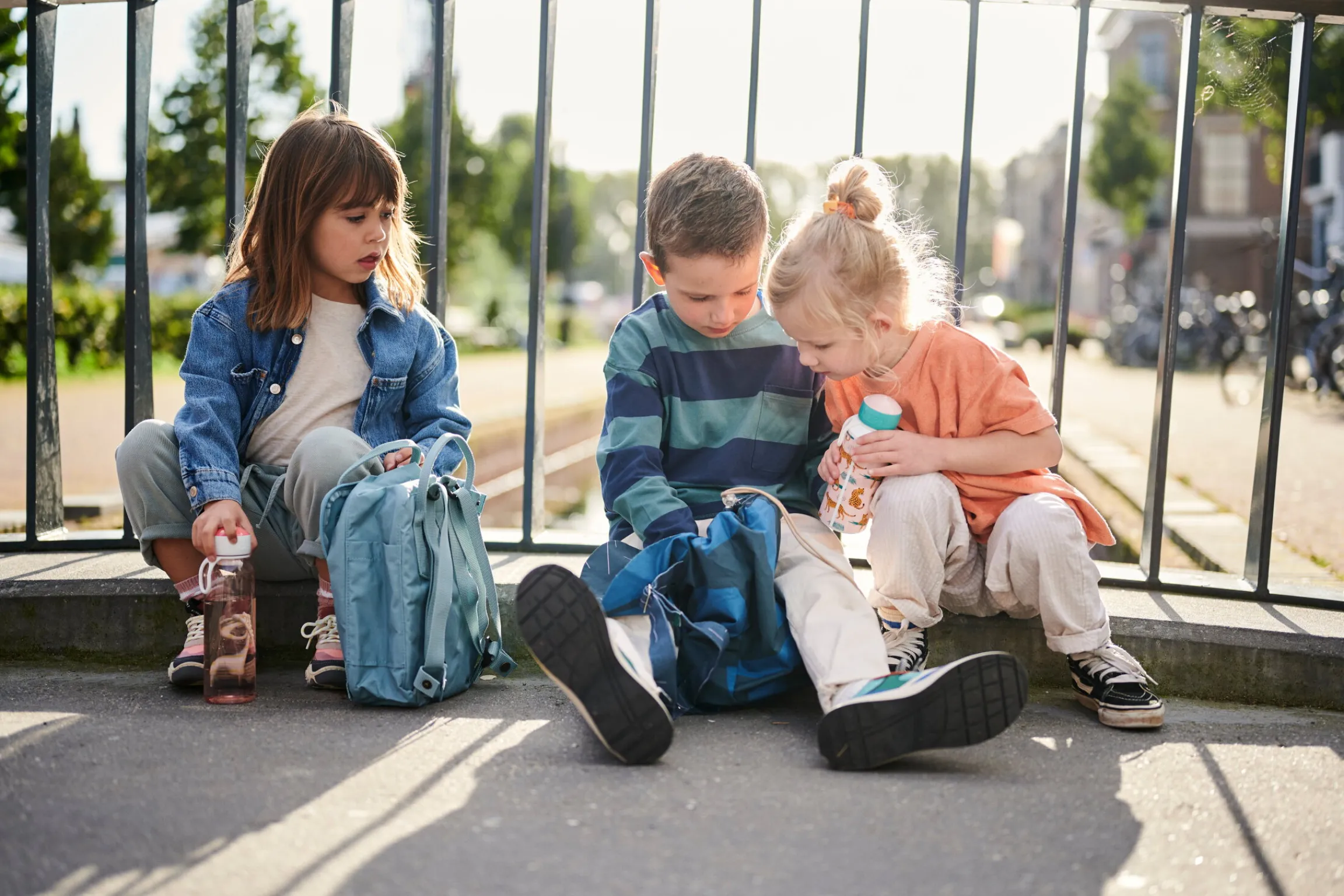 Mepal Pauzesets|Back To School Sets Met Print<Lunchset Campus (drinkfles pop-up, lunchbox & fruitbox) - Unicorn