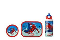 Mepal Pauzesets|Back To School Sets Met Print<Lunchset Campus (drinkfles pop-up, lunchbox & fruitbox) - Spiderman