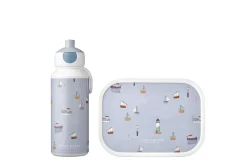 Mepal Drinkfles Pop-Up|Pauzesets<Lunchset Campus (pop-up drinkfles en lunchbox) Little Dutch - Sailors Bay